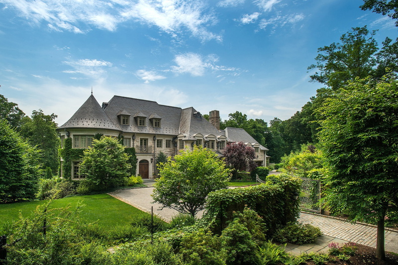 2K, landscaping, the sky, Conyers Farm, clouds, mansion, Greenwich
