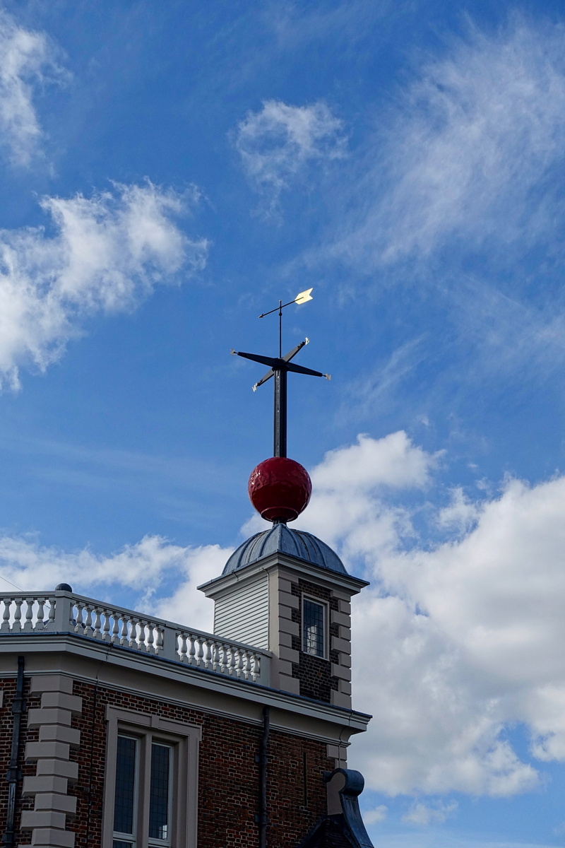 no people, cross, sky, weather vane, low angle view, outdoors, high section, architecture, belief, nature, greenwich, building exterior, cloud - sky, historical