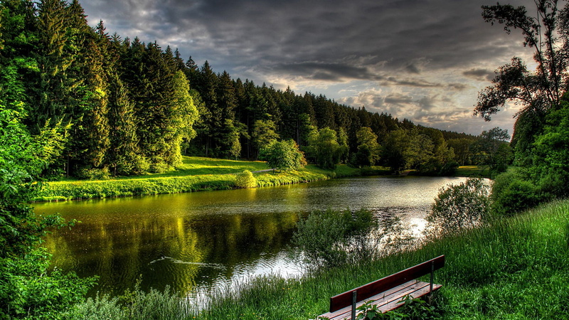 tourism, reflection, horizon, environment, park, forest, outdoors, season, lake, tree, rural, tranquility, clouds, natural, outside, outdoor, scenics - nature