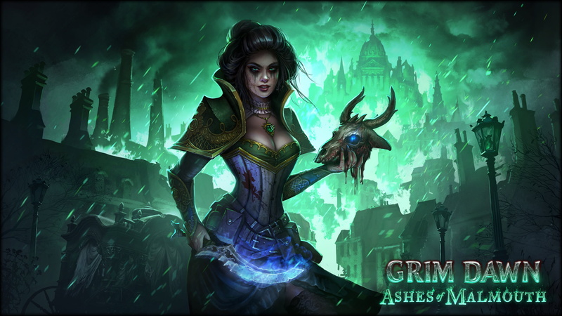 Grim Dawn, one person, studio shot, clothing, young women, indoors, art and craft, video games, young adult, beauty, standing, representation, creativity