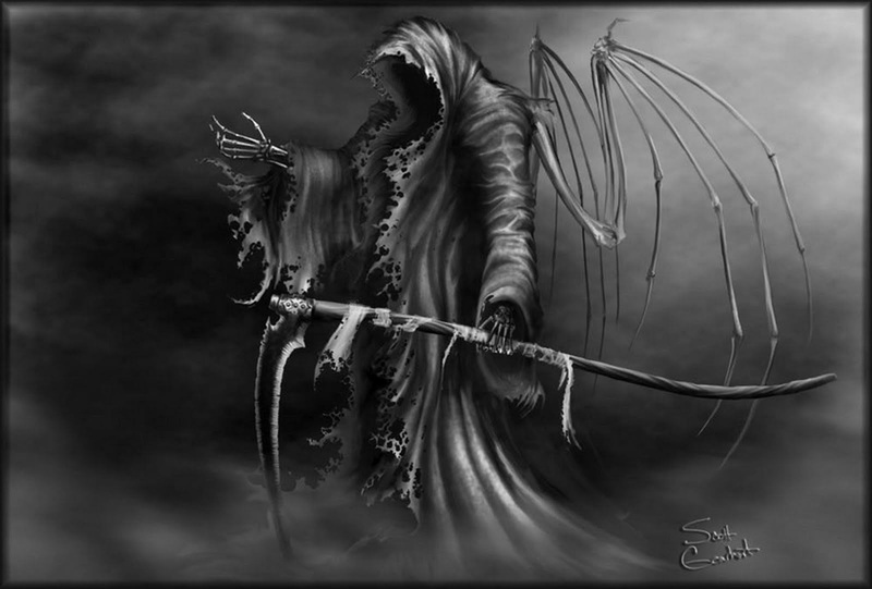 illustration, Dark, grim, 720P, Grim Reaper, reaper