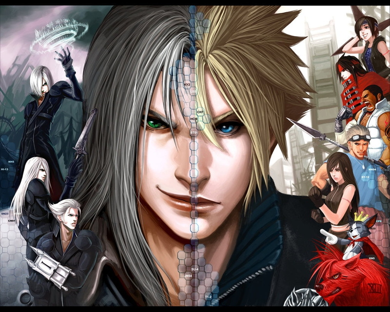 art, final, children, fantasy, advent, games, Final Fantasy VII Advent Children, alternative, strife, hd, sephiroth, cloud, vii, yuffie, Final Fantasy