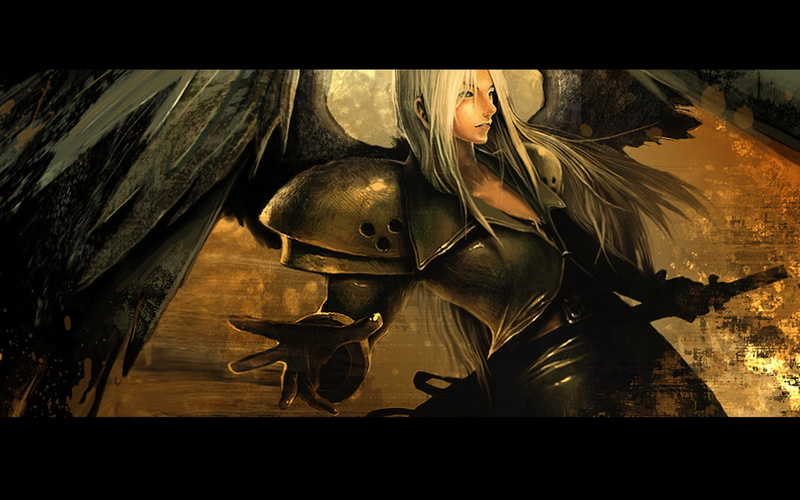games, fantasy, hd, video, Final Fantasy VII, final, art, 720P, vii, sephiroth