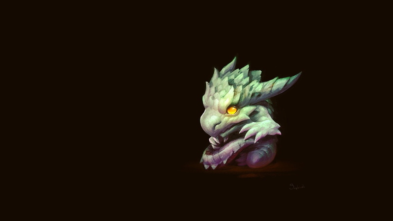 baby, art, Sephiroth Art, Daily Drawing #14 | Dragon Child, fantasy, 1080P, dragon