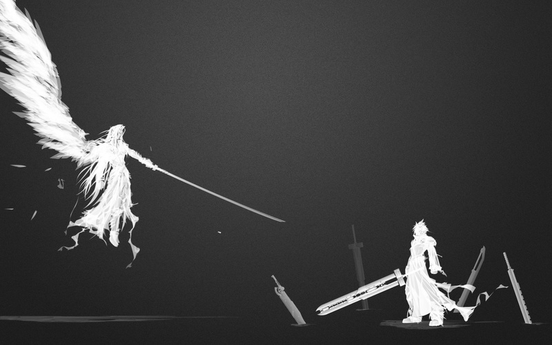 final, games, Final Fantasy VII, art, sephiroth, cloud, fantasy, video, hd, vii, strife, 720P, x