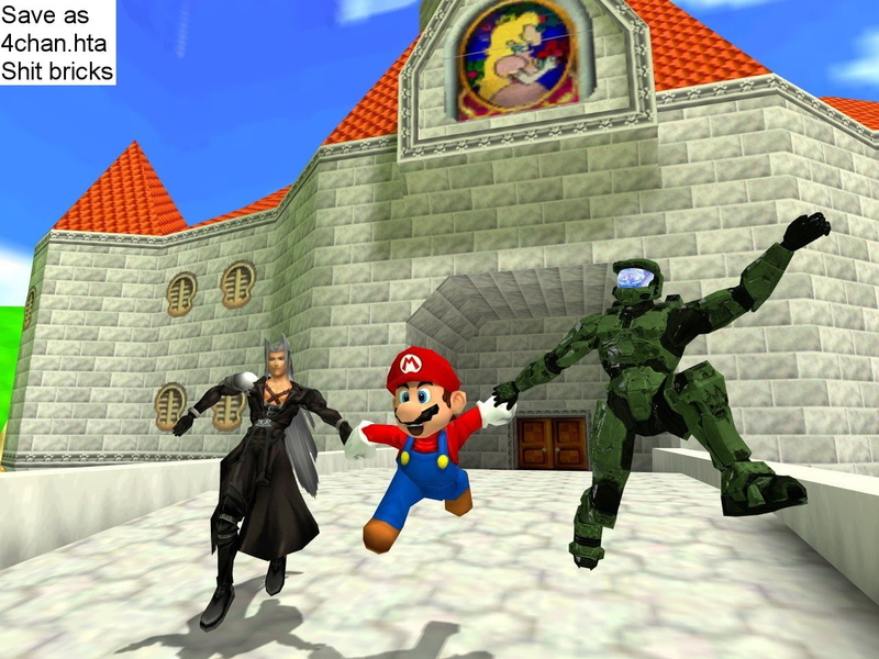 mario, 720P, games, sephiroth, hd, x, halo, Video Games, 4chan, chan, art, video