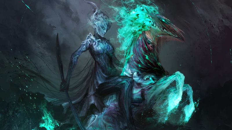 dark fantasy, warrior, Four Horsemen of the Apocalypse, horse, apocalyptic, fantasy art, 1080P