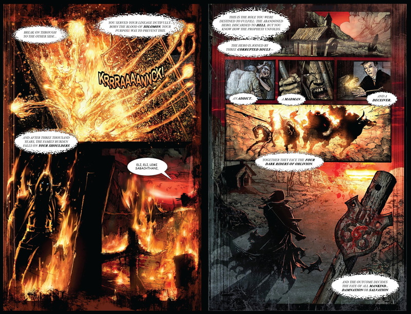 Heavy Metal, Armageddon, Comics, Occult, Four Horsemen of the Apocalypse, 1080P