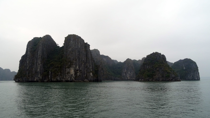 rock formations, asia, world natural heritage, mountain, solid, coast, rock formation, idyllic, cliff, mountains, outdoors, scenics - nature, lagoon, vietnam