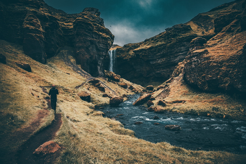 sunset, hiking, nature, water, rock, mountain Peak, environment, wilderness Area, rock - Object, cliff, explore, journey, scenics, hill, canyon, summer