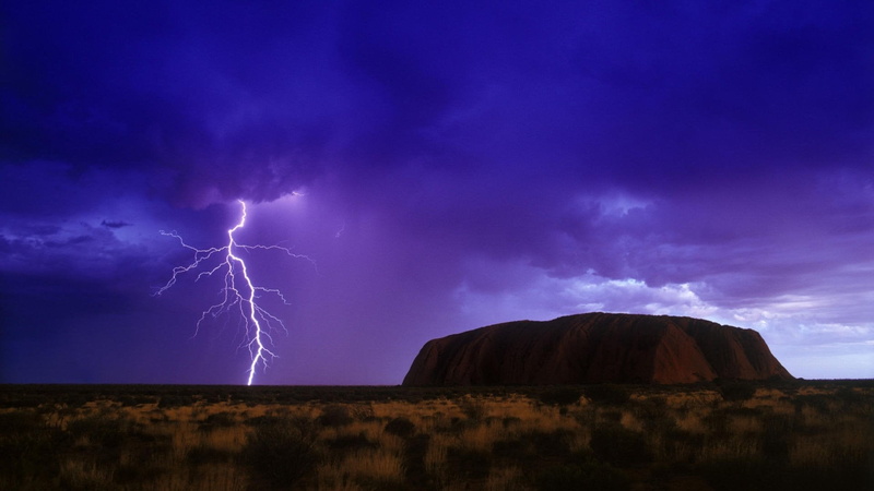 outdoors, no people, rock - object, Lightning, beauty in nature, Rain, storm, scenics - nature, rock, 1080P, landscape, power, sky, cloud - sky, storm cloud