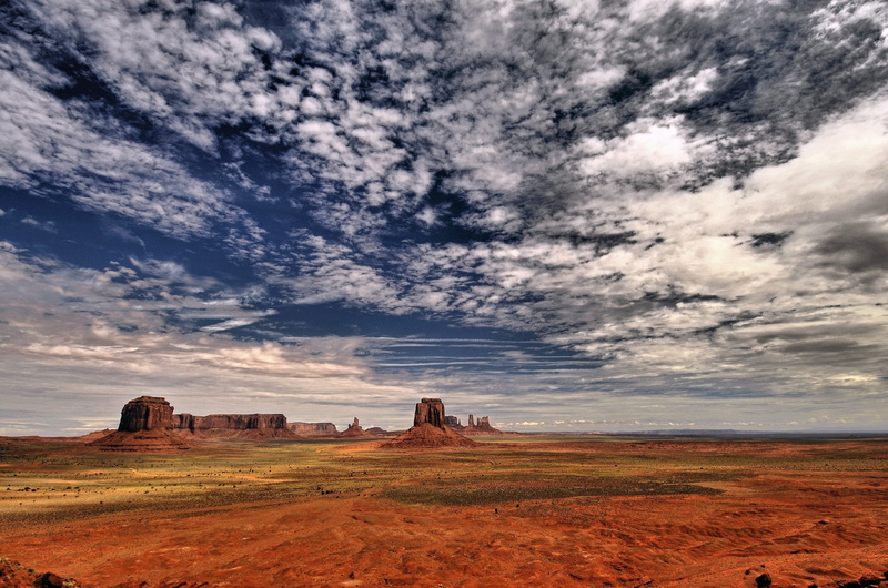 red, monuments, art, 2K, skies, Clouds, valley, navajo, architecture, utah, Landscapes, hd, Arizona, monument, nature