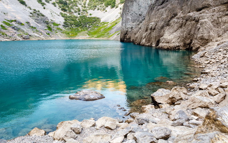 imotski, split, near, croatia, limestone, blue, crater, lake, 2K