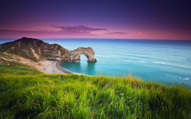 environment, sky, England, beauty in nature, travel destinations, land, sunset, no people, arch, sand, tranquil scene, tranquility, horizon, photography