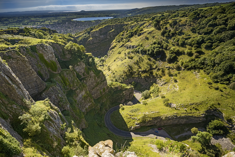 gorge, rock - object, beauty in nature, valley, no people, tranquility, nature, 5K, tranquil scene, cheddar gorge, rock, sunlight, outdoors, non-urban scene