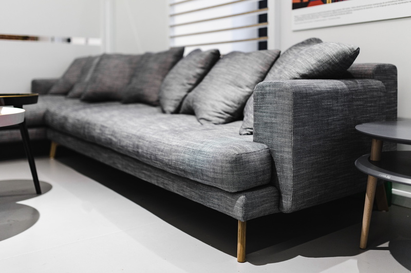 indoors, modern, sleep, installation, empty, home showcase interior, living Room, expo, pillows, comfortable, chair, exposition, design, sheets, armchair