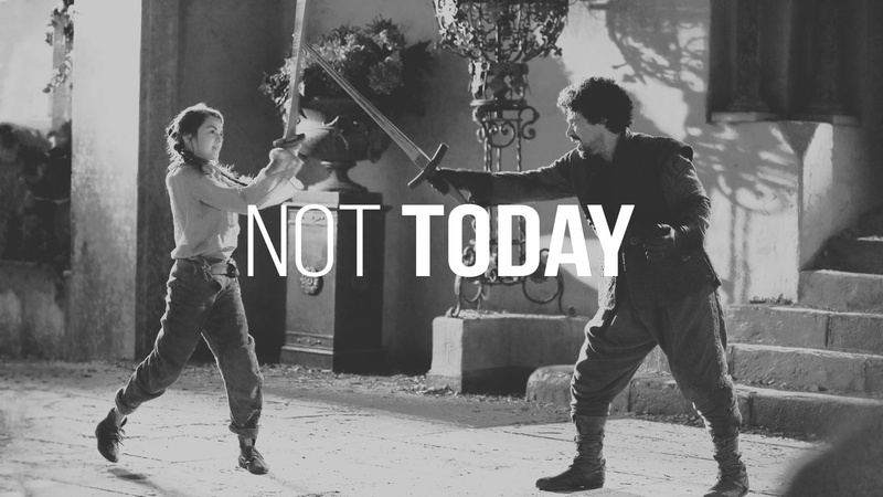 1080P, Arya Stark, Maisie Williams, monochrome, Game of Thrones
