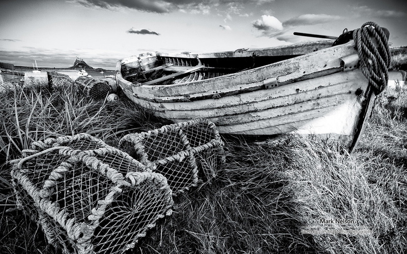 nautical vessel, land, abandoned, fishing net, fishing boat, fishing, rowboat, field, nature, deterioration, moored, fishing industry, sky, mode of transportation