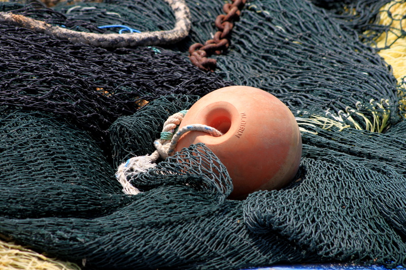 rope, 4K, water, network, nature, fisherman, fishing net, high angle view, protection, fishing industry, day, connection, pontoon, cast net, fishing rod