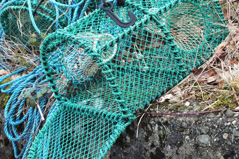 commercial, no people, seafood, fishing boat, pots, textured, trap, shellfish, backgrounds, lobster, blue, netting, Fishing, cast, fishing industry, marine