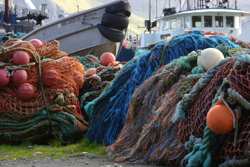 fishing industry, rod, boats, tangled, alaska, stack, coast, dock, outdoors, fishing, rope, fishnets, ship, daytime, fishing rod, nautical vessel, commercial fishing net