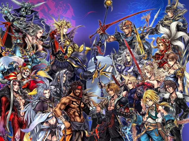 Zidane Tribal, Kefka Palazzo, Exdeath (Final Fantasy), Tidus (Final Fantasy), Final Fantasy, Warrior Of Light (Final Fantasy), poster, Golbez (Final Fantasy)