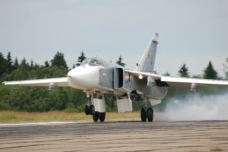 landing, bomber, 2K, on the ground, Swordsman, Fencer, Su-24