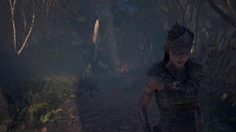 front view, standing, one person, young adult, forest, land, 2K, young women, leisure activity, portrait, nature, real people, Hellblade: Senuas Sacrifice