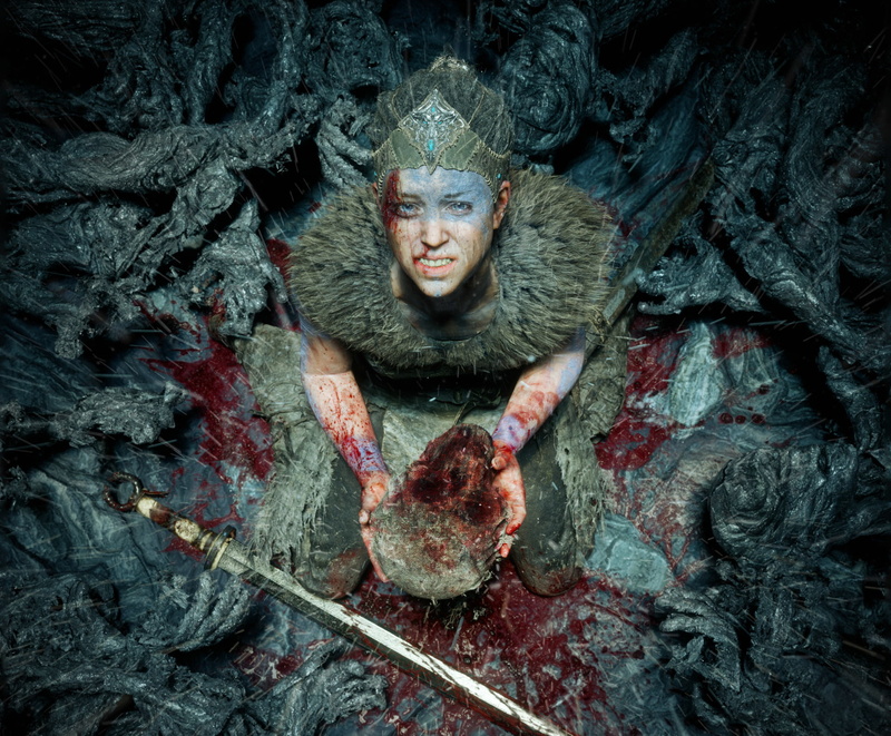 headshot, mid adult men, real people, 1080P, looking at camera, young men, men, Dark, Senua (Hellblade), one person, mid adult, young adult, Hellblade: Senuas Sacrifice