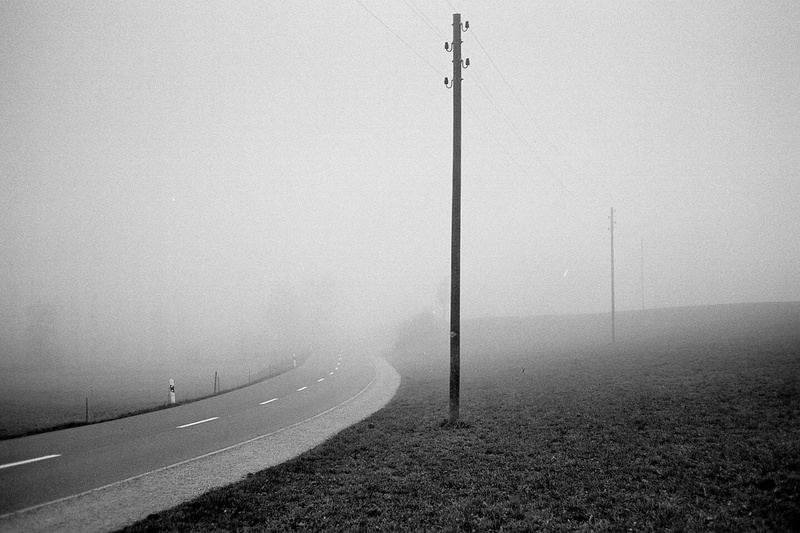 highway, best camera, Ilford, Switzerland, tog, nature, Capucho, Snap, prime lens, S/W, Creative Commons, Contax, 35mm Film, utility poles, Zurich, Decisive  Moment