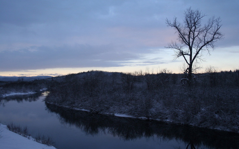 non-Urban Scene, outdoors, reflection, sun, water, blue, ice, rural Scene, frozen, lake, snow, fog, mountain, autumn, tree, color Image, evening, cloud - Sky