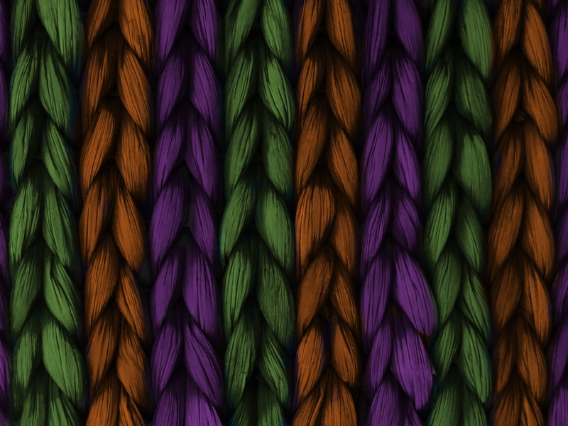 no people, repetition, studio shot, Orange, fibre, woven, pattern, Plait, style, rustic, textured, in a row, backgrounds, repeating, material, Purple, Weave