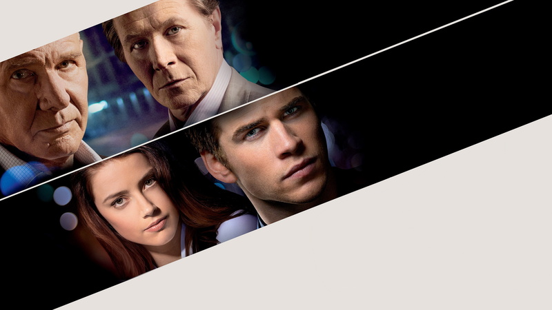 poster, actors, Amber Heard, the film, Liam Hemsworth, 2K, Paranoia, Harrison Ford, Gary Oldman, Thriller