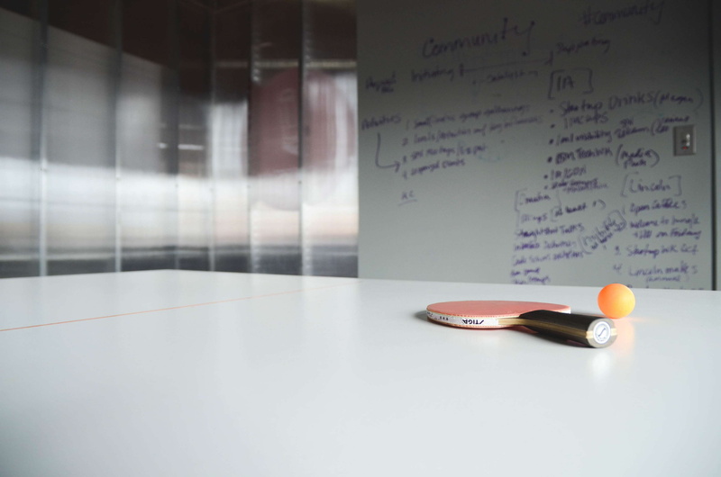 company, no people, architecture, text, shadow, board, corporate business, whiteboard, western script, ping pong, table, day, office, 4K, absence, business