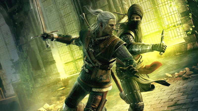 representation, The Witcher, video games, fighting, creativity, protection, illustration, security, built structure, sculpture, low angle view, art and craft