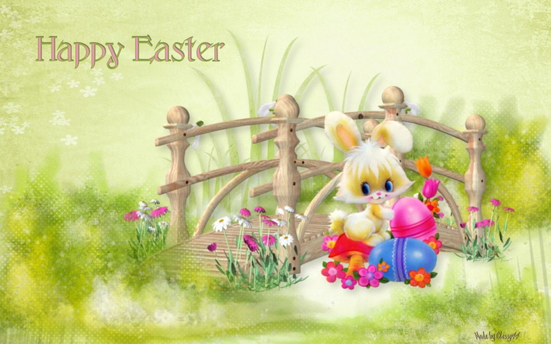 nature, event, Holiday, small, plant, grass, digital composite, springtime, Bridge, decoration, toy, flowering plant, people, Easter, large group of objects