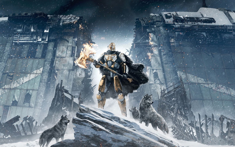 destiny, download 3840x2400 destiny, Wolves, character, rise of iron backgrounds, 4K