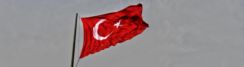 no people, leaf, red, sky, day, emotion, Europe, freedom, wind, patriotism, nature, low angle view, textile, environment, waving, canakkale, flag, 4K