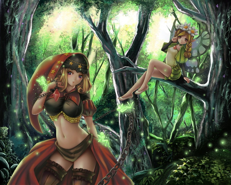 Mercedes (Odin Sphere), Forest, 720P, Fairy, Video Game, Fantasy, Odin Sphere, Velvet (Odin Sphere)
