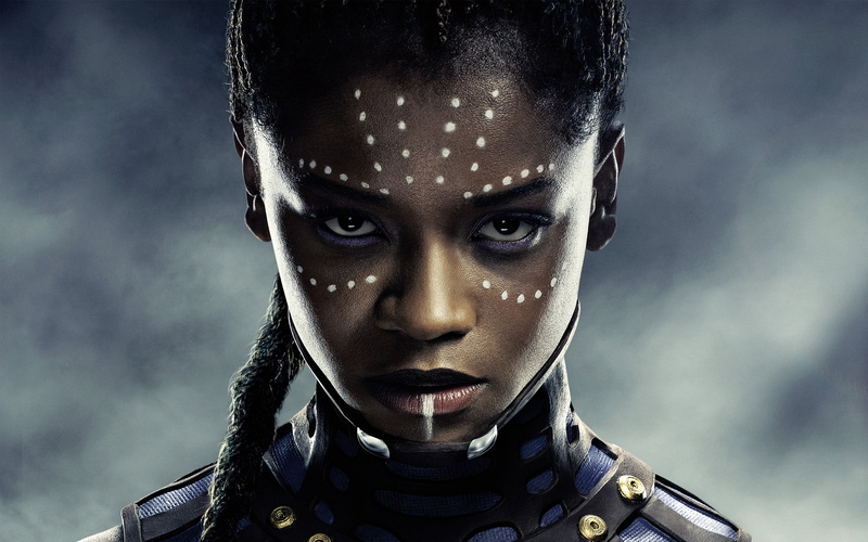 Panther, Letitia, k, Black, 4K, Shuri, Wright