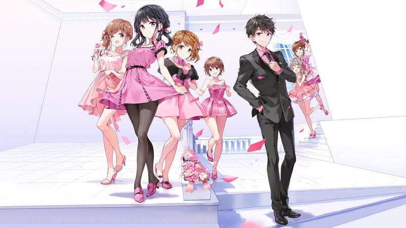 childhood, happiness, Masamune-kuns Revenge, Masamune Makabe, females, child, medium group of people, Kojuurou Shuri, High Heels, group of people, Anime