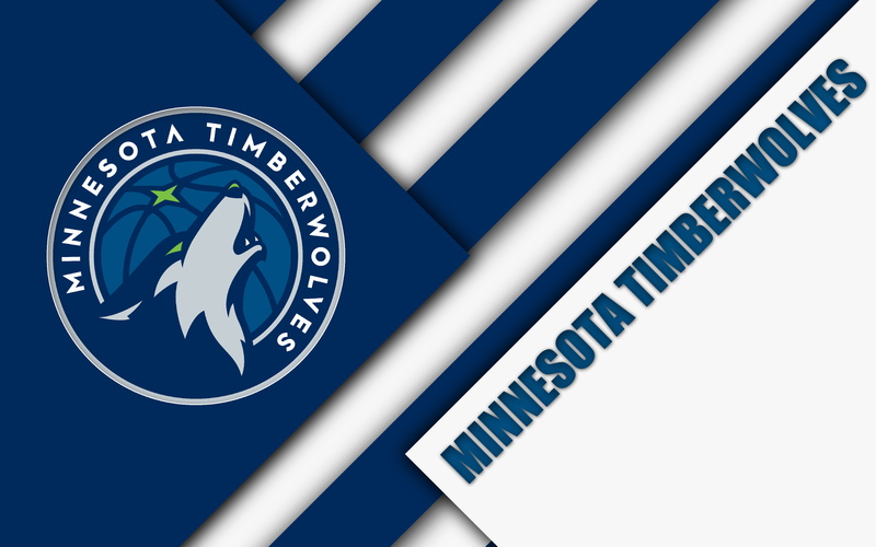 Basketball, Minnesota Timberwolves, NBA, Logo, 4K