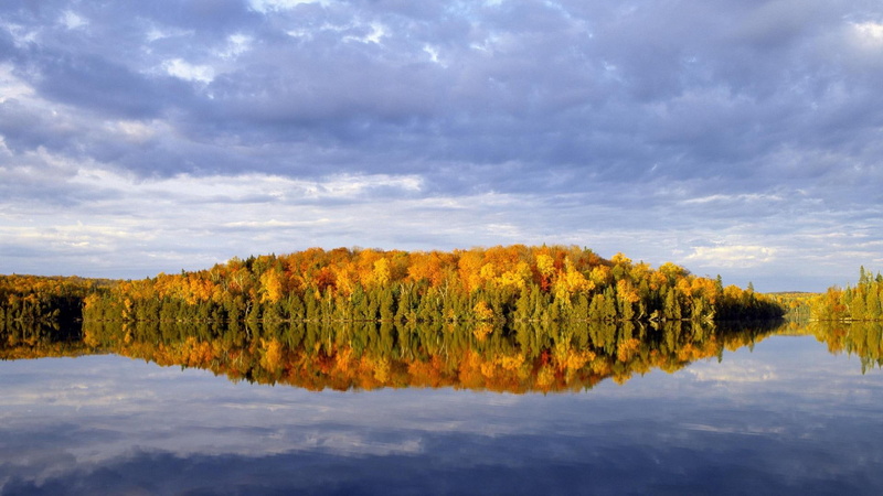 lagoon, minnesota, forest, 1920x1080, nature, island, national, superior, 1080P