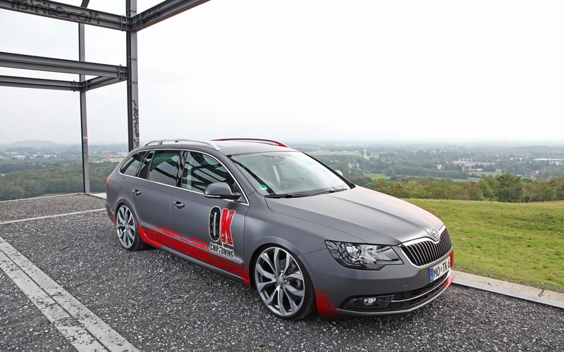 gray, 2K, chiptuning, superb, skoda, other cars, cars, ok, hatchback, door, 2013