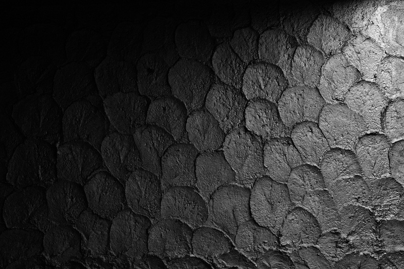 abstract, no people, shape, close-up, bnw, circle, construction material, stack, stone wall, gray, ok offenes kulturhaus oberösterreich, 4K, pattern, sheds