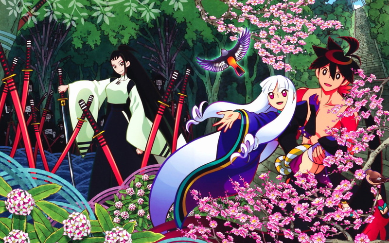 Yasuri Shichika, 1080P, anime, Katanagatari, Togame