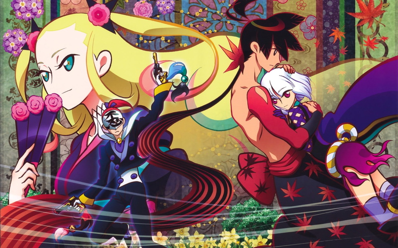 1080P, art and craft, Togame, creativity, day, leisure activity, carousel, amusement park ride, Katanagatari, representation, festival, human representation