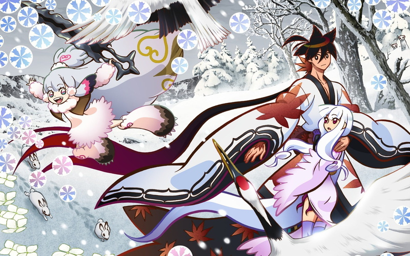 Yasuri Shichika, flowering plant, mural, white, representation, red, male likeness, no people, textile, creativity, day, flower, outdoors, 1080P, Togame