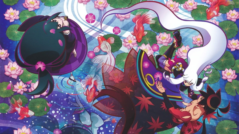 Katanagatari, Yasuri Shichika, 1080P, Togame, white hair, Yasuri Nanami