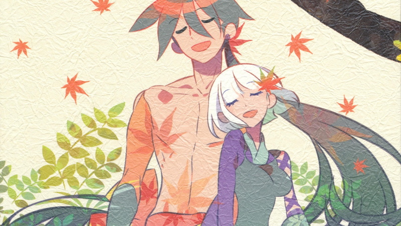 human representation, 1080P, nature, creativity, design, art and craft, plant part, one person, architecture, leaf, men, anime katanagatari yasuri shichika togame